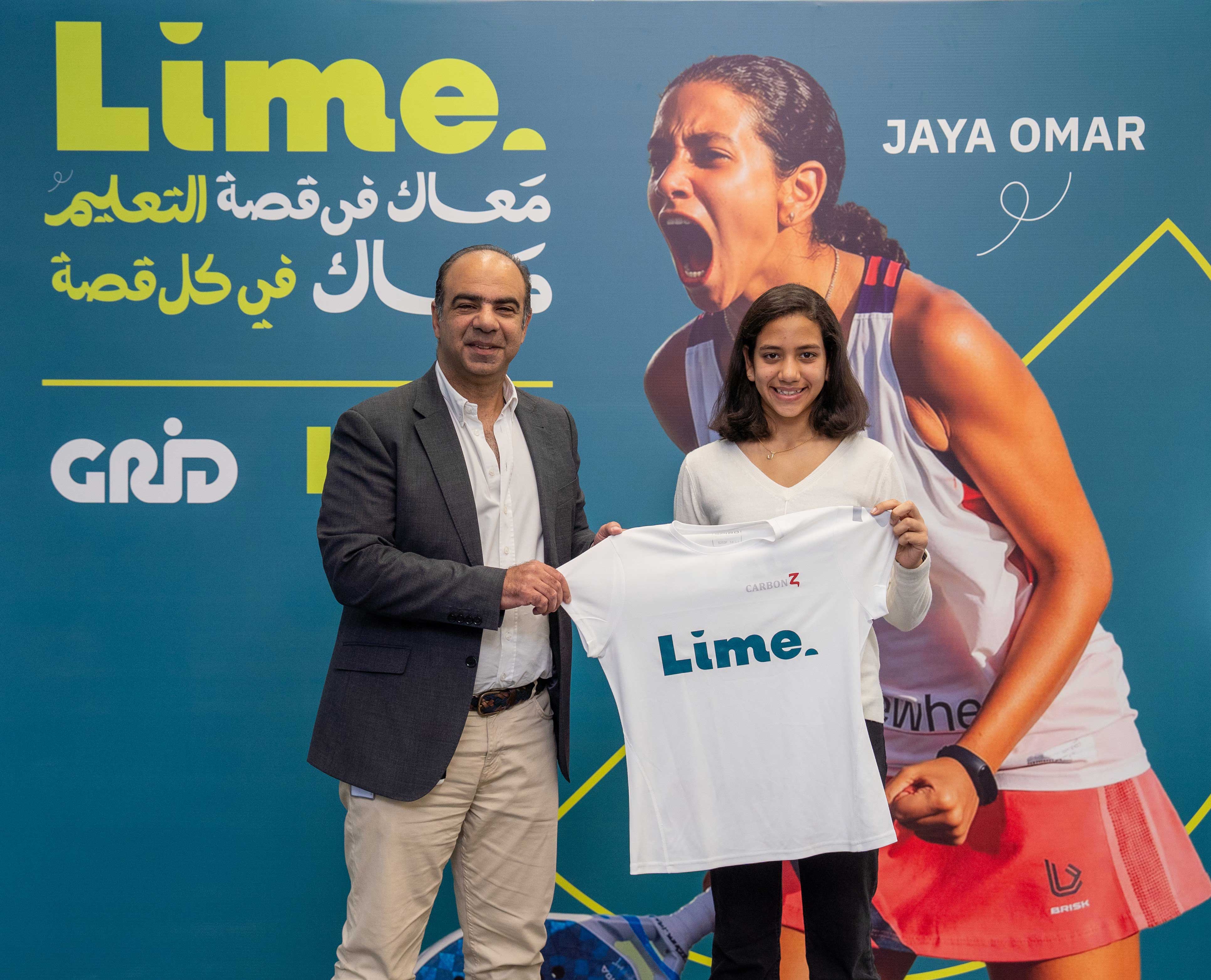 Lime Expands into the Sports Sector with Exclusive Sponsorship of Rising Padel Star Jaya Omar Youssef